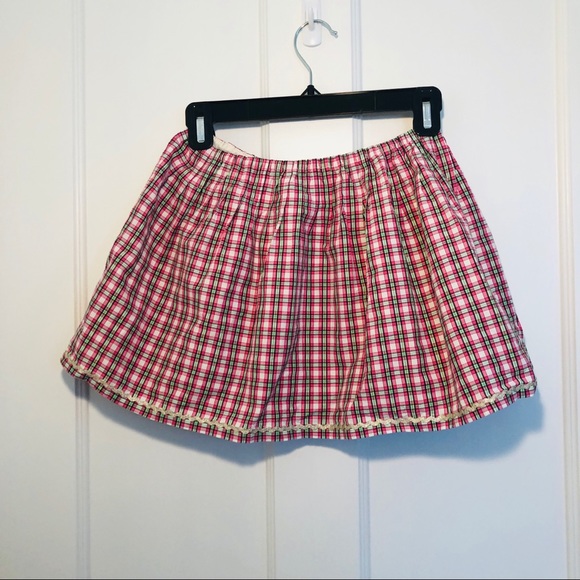 ⚡️Vineyard Vines Pink Plaid Skirt Size L - Picture 3 of 4